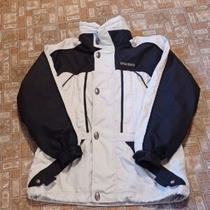 Descente Two-Tone Black and White Jacket Mens Medium Women' Large